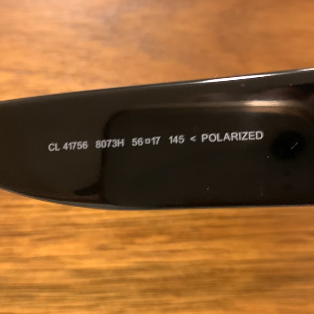Celine Black Oversized Shield Sunglasses - Picture 6 of 12